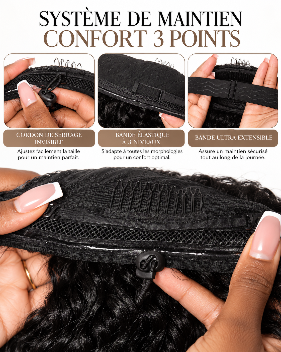 NAYA CURLY | HALF WIG