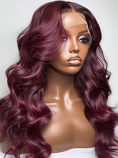Burgundy Flawless Wig